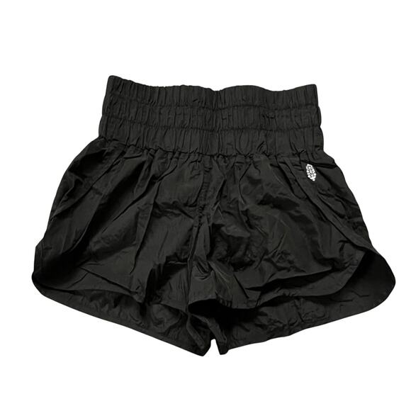 Free People Movement Shorts Womens Large Black The Way Home High Rise Running - Picture 4 of 7